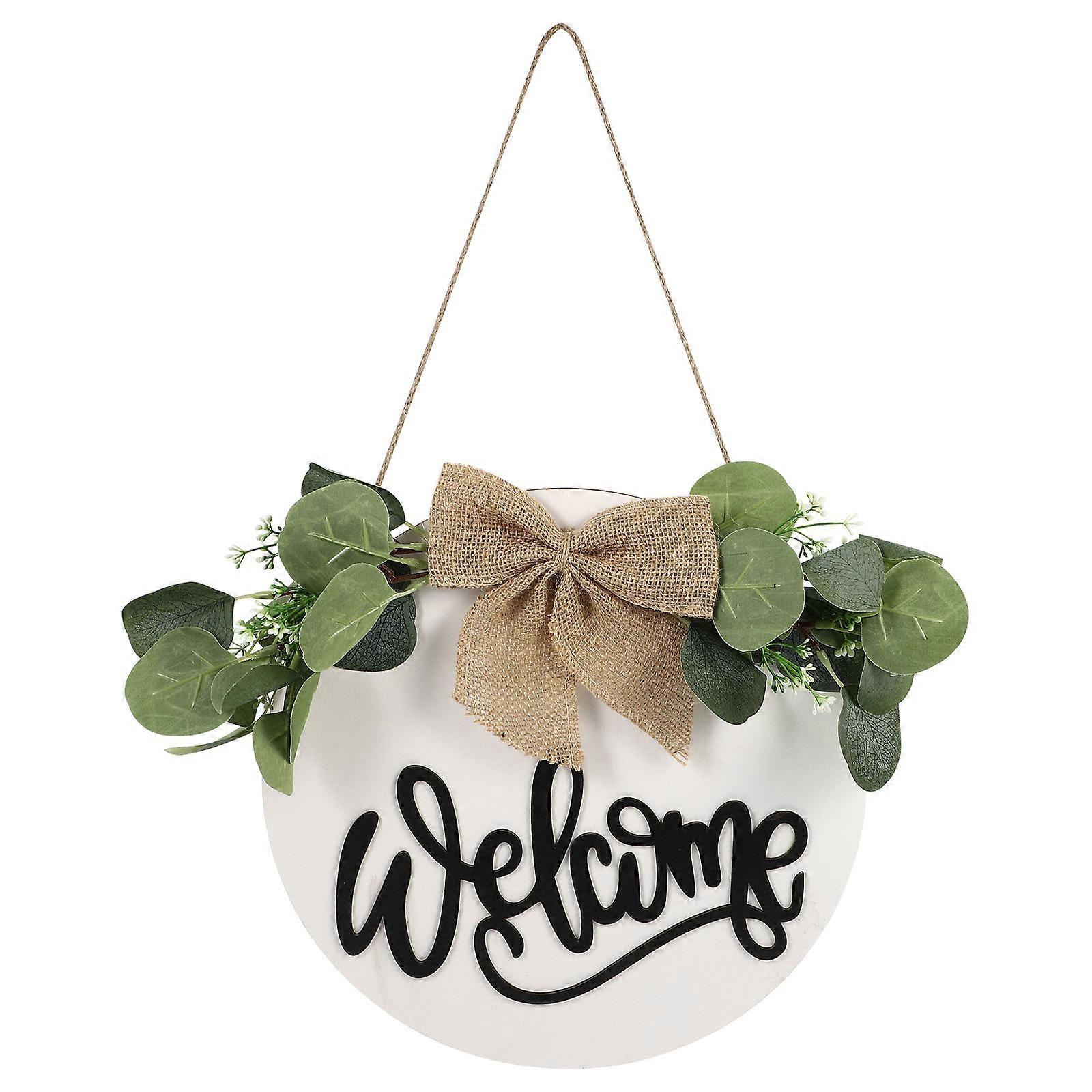 Charming Round Welcome Board Ideal For Guest Welcoming In Homes And Shops 30x30cm 1Pack