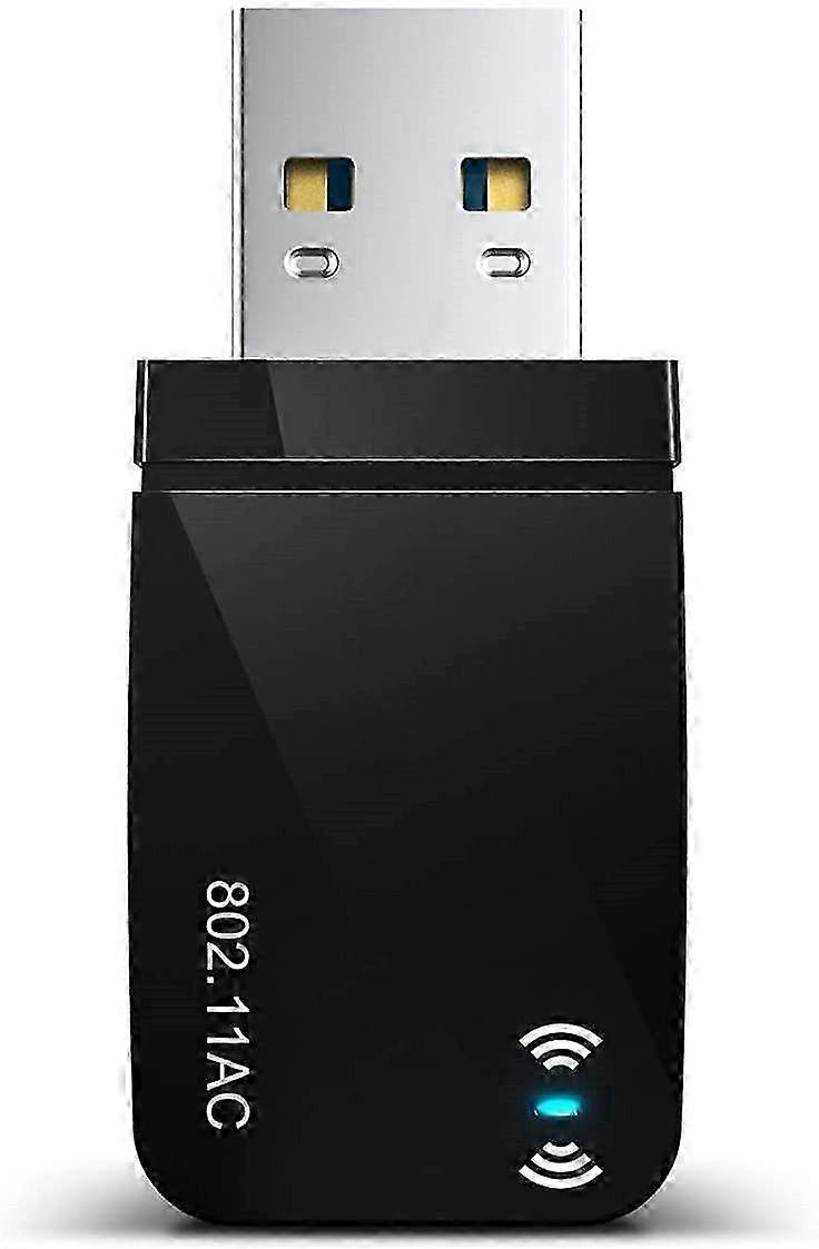 1300Mbps USB 3.0 Wireless WiFi Adapter for PC - High-Speed USB Wi-Fi Dongle for Stable Internet Connection and Easy Setup