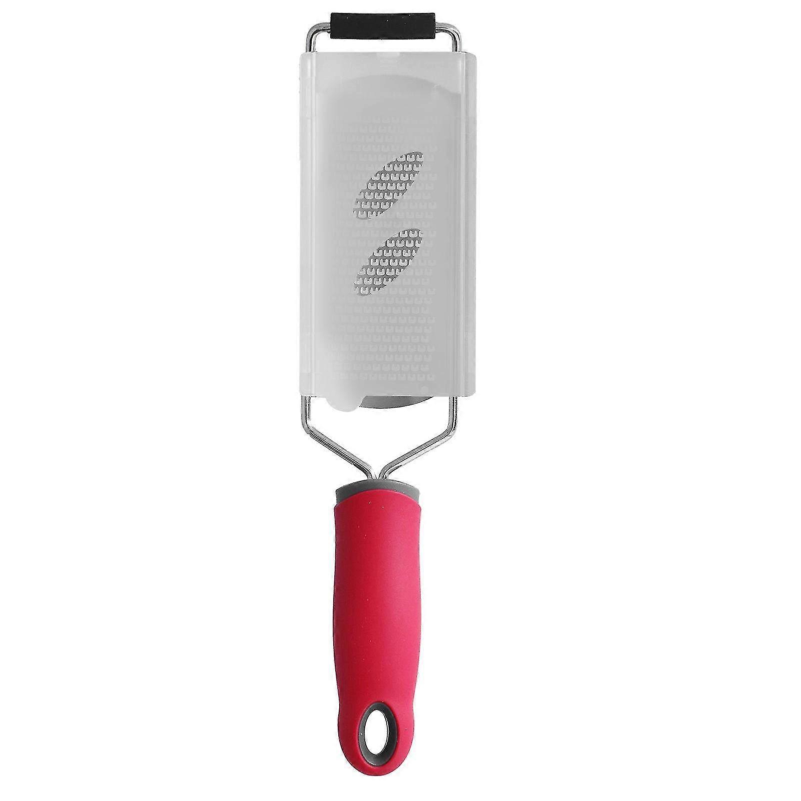 Multifunctional Stainless Steel Cheese Grater & Zester for Lemon & Chocolate - Non-Slip Handle for Easy Grating and Shaving