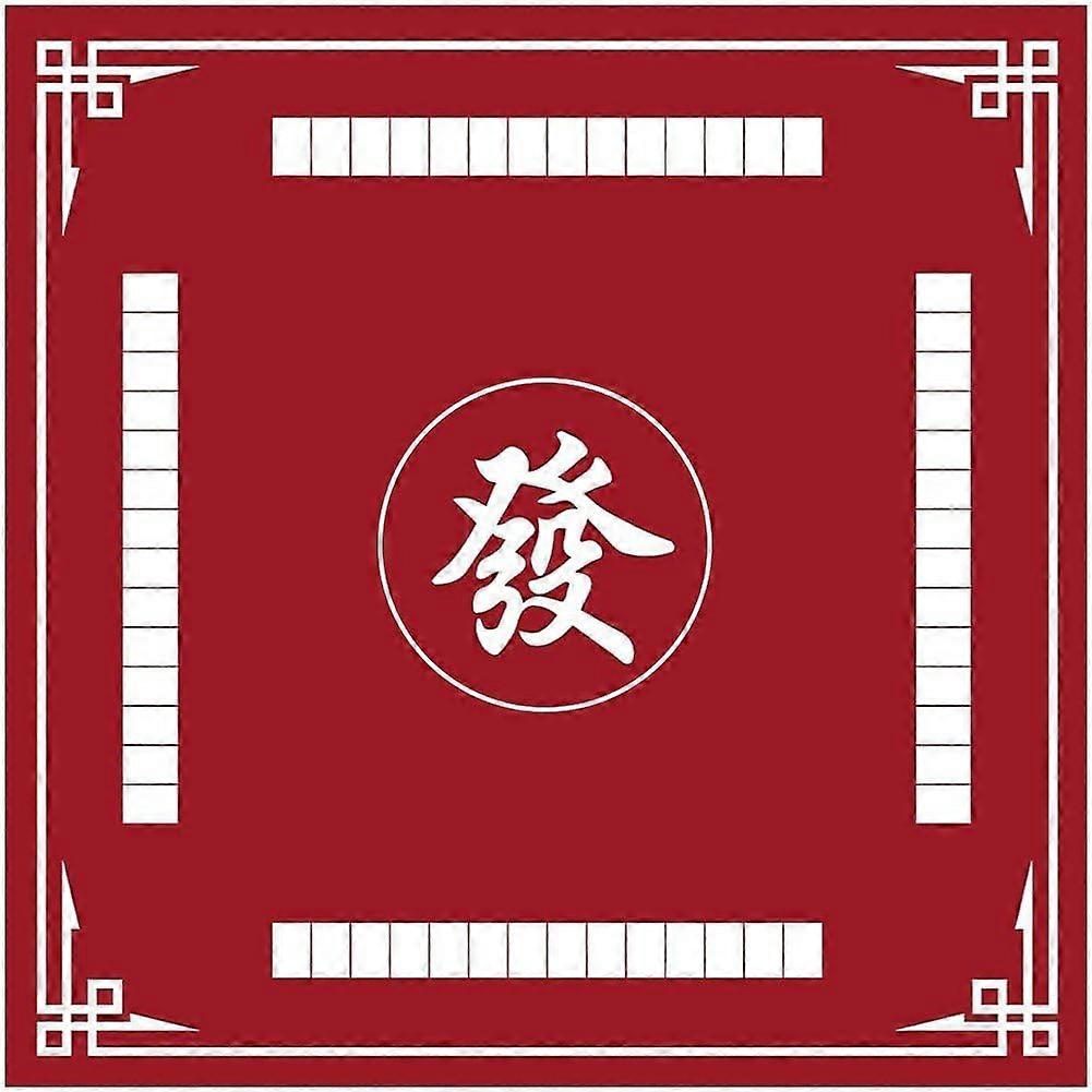 Mahjong Table Mat 80x80 Cm, Square Tablecloth For Poker, Card And Tile Games