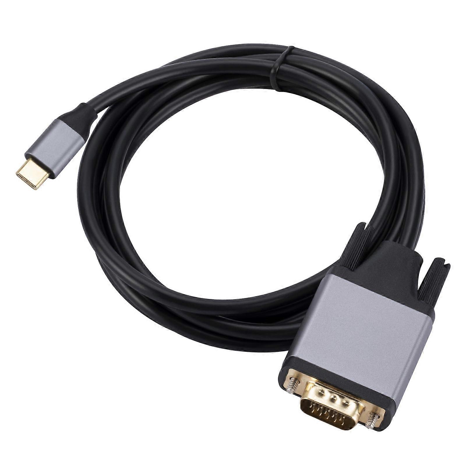 Type-C to VGA Converter, USB 3.1, 10 Gbps Data Transfer, Signal Loss Reduction, Plug-and-Play Compatibility