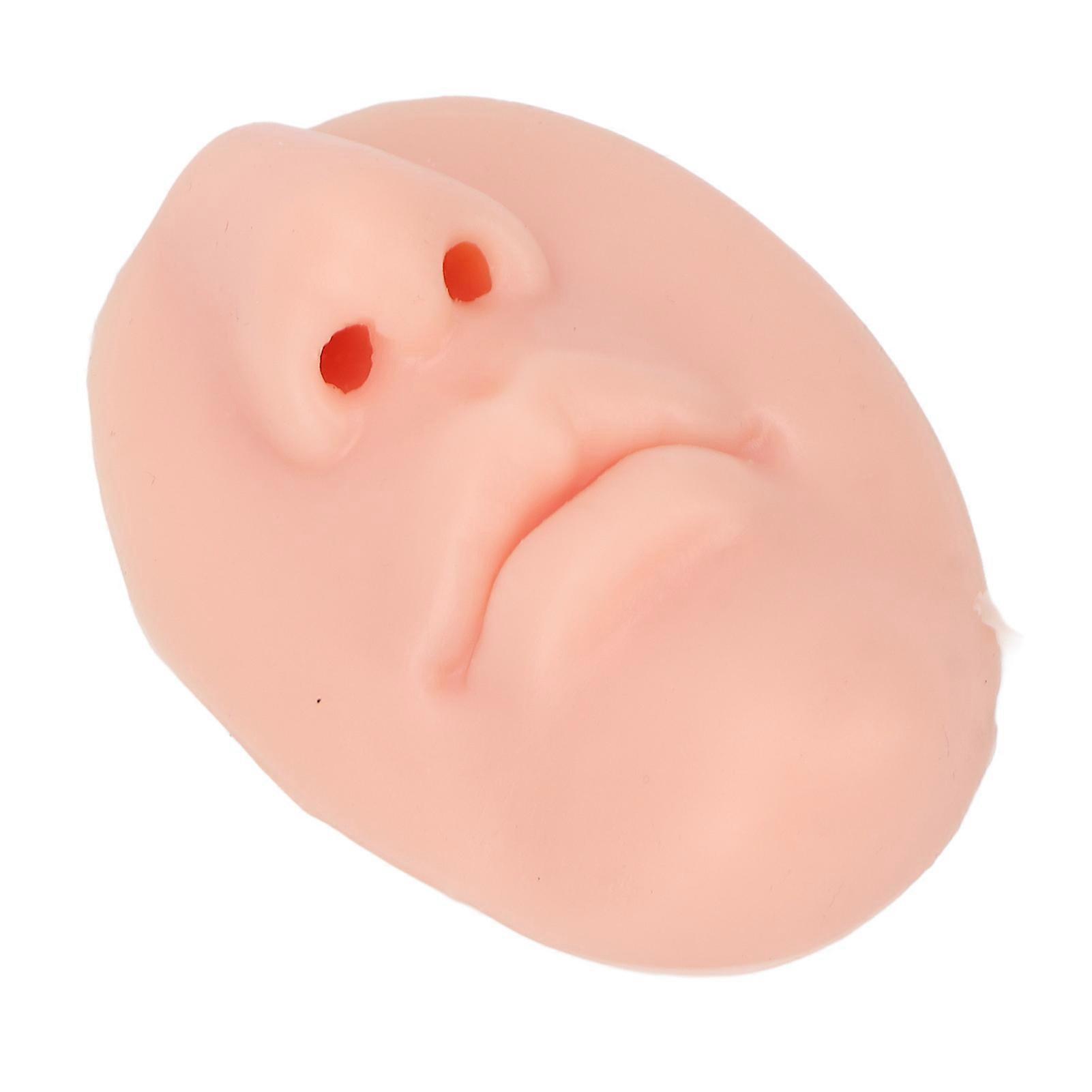 3pcs Silicone Nose Model with Mouth Soft Elastic Reusable Piercing Nose Model for Piercing Light Skin Color 