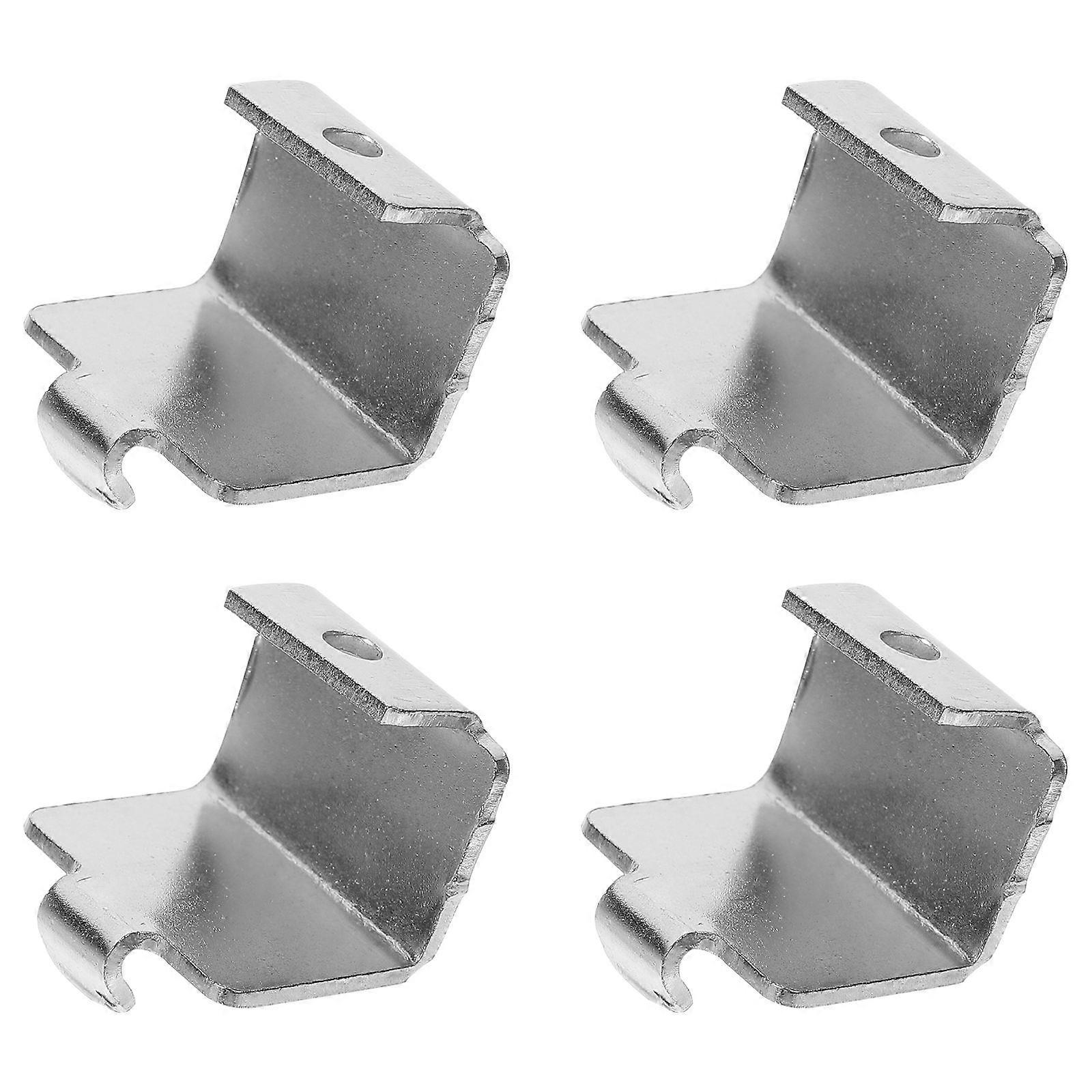 Freezer Shelf Clips Practical Function Cooler Shelf Support Household Users Sturdy Design 4Pcs