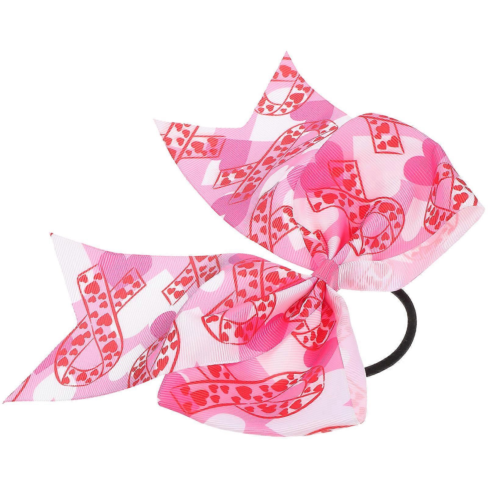 Cute Hair Accessories Bow Shape Ponytail Holder Designed For Girls With Versatile Features 1Set