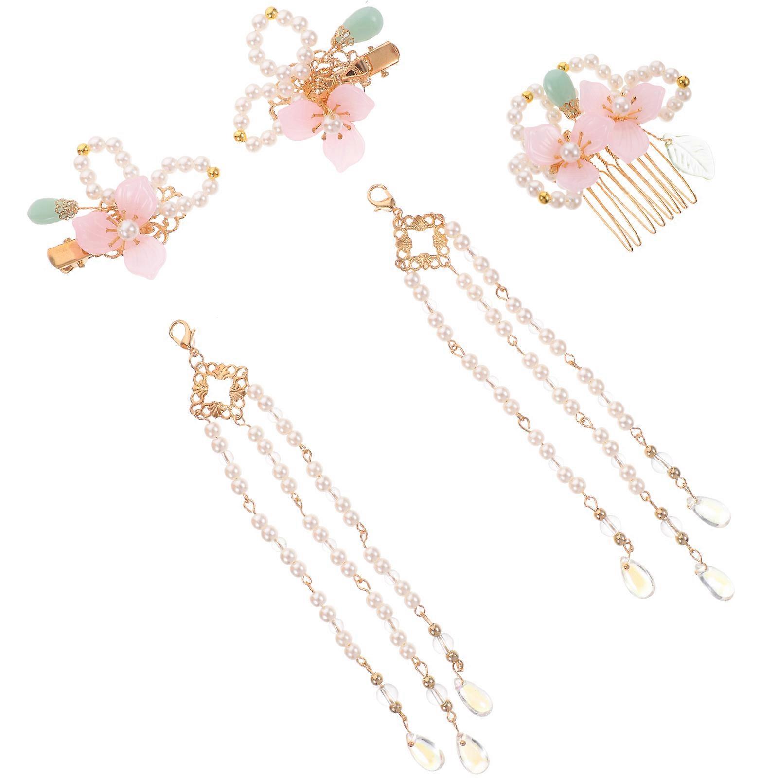Decorațiuni pentru păr Pieptene de păr Accesorii de păr vintage Design floral Ideal pentru ocazii speciale 1 set