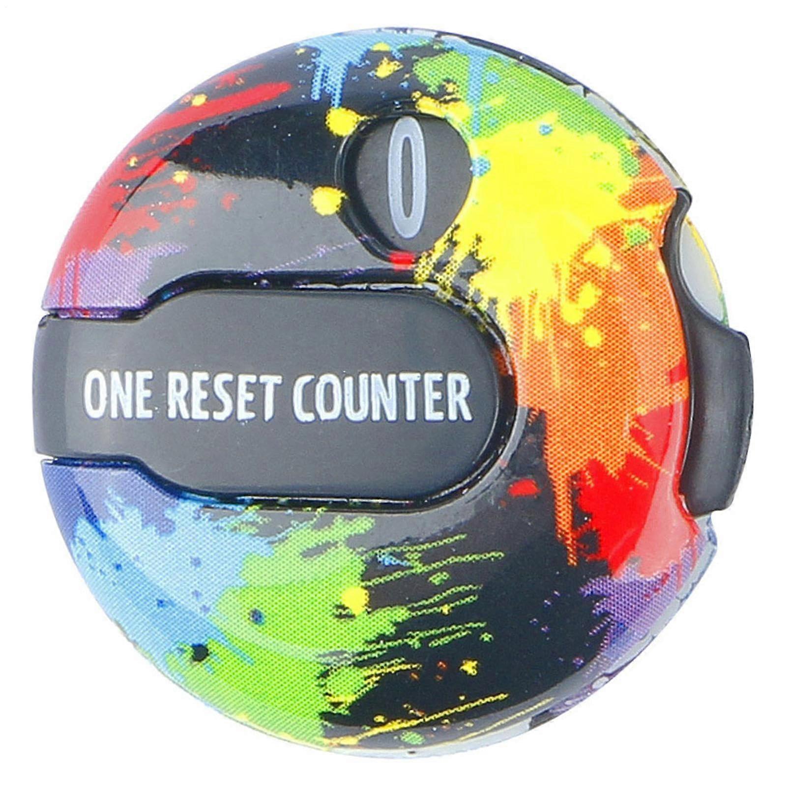 Golf Score Counter for Women, Putting Training Counter with Clamp, Tracks Up to 12 Strokes, Reset Function, Bright Color