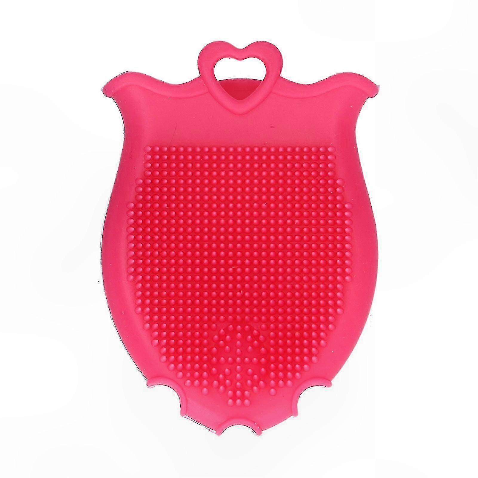 Soft Pink Baby Bath Brush for Scalp and Body Cleansing with Massaging Features