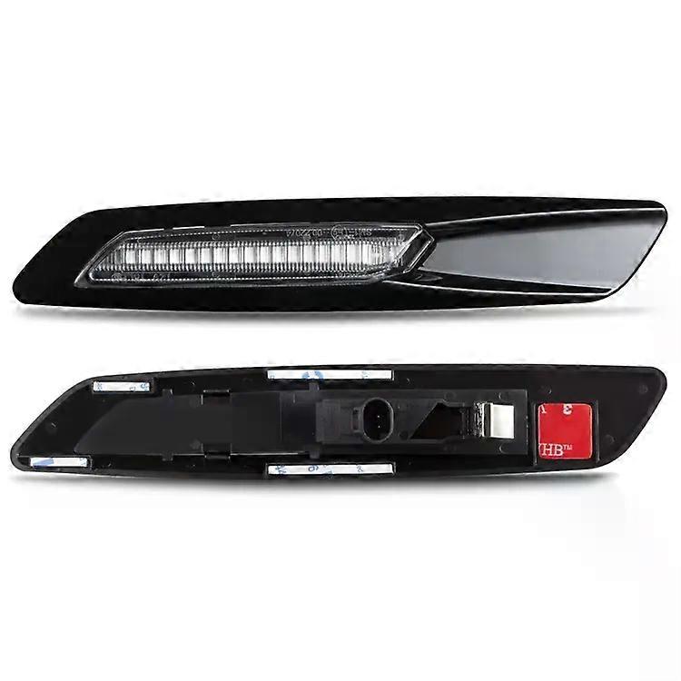 2PCS Dynamic LED Side Marker Turn Signal Blinker Light for BMW 1 3 5 Series E81 E82 E90 E91 E92 E93 E60 E61 E83 E84