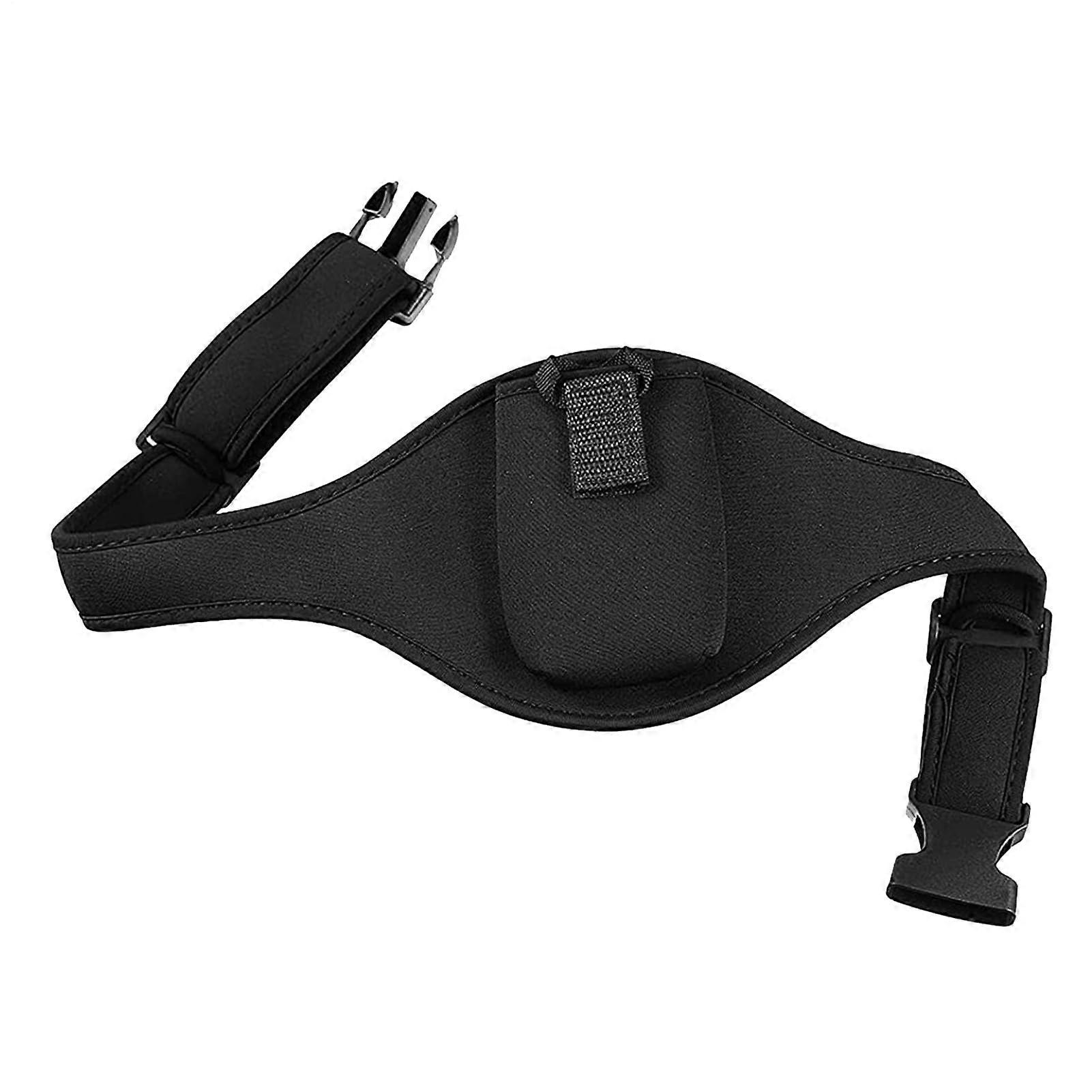 Microphone belt for fitness instructors, waist pouch for microphone – portable neoprene carrying case, absorbent and adjustable for phone speaker.