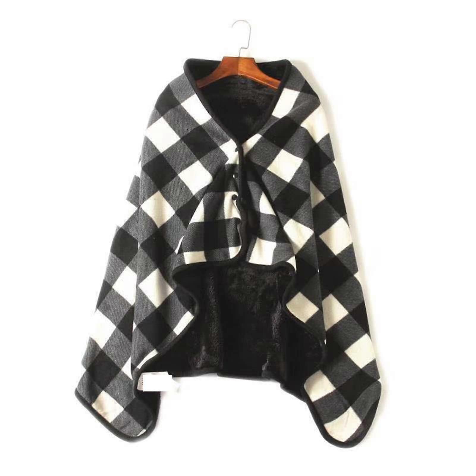 Elderly Care Shawl For Bedridden Patients Shoulder Care Blanket Thickened Winter Cloak