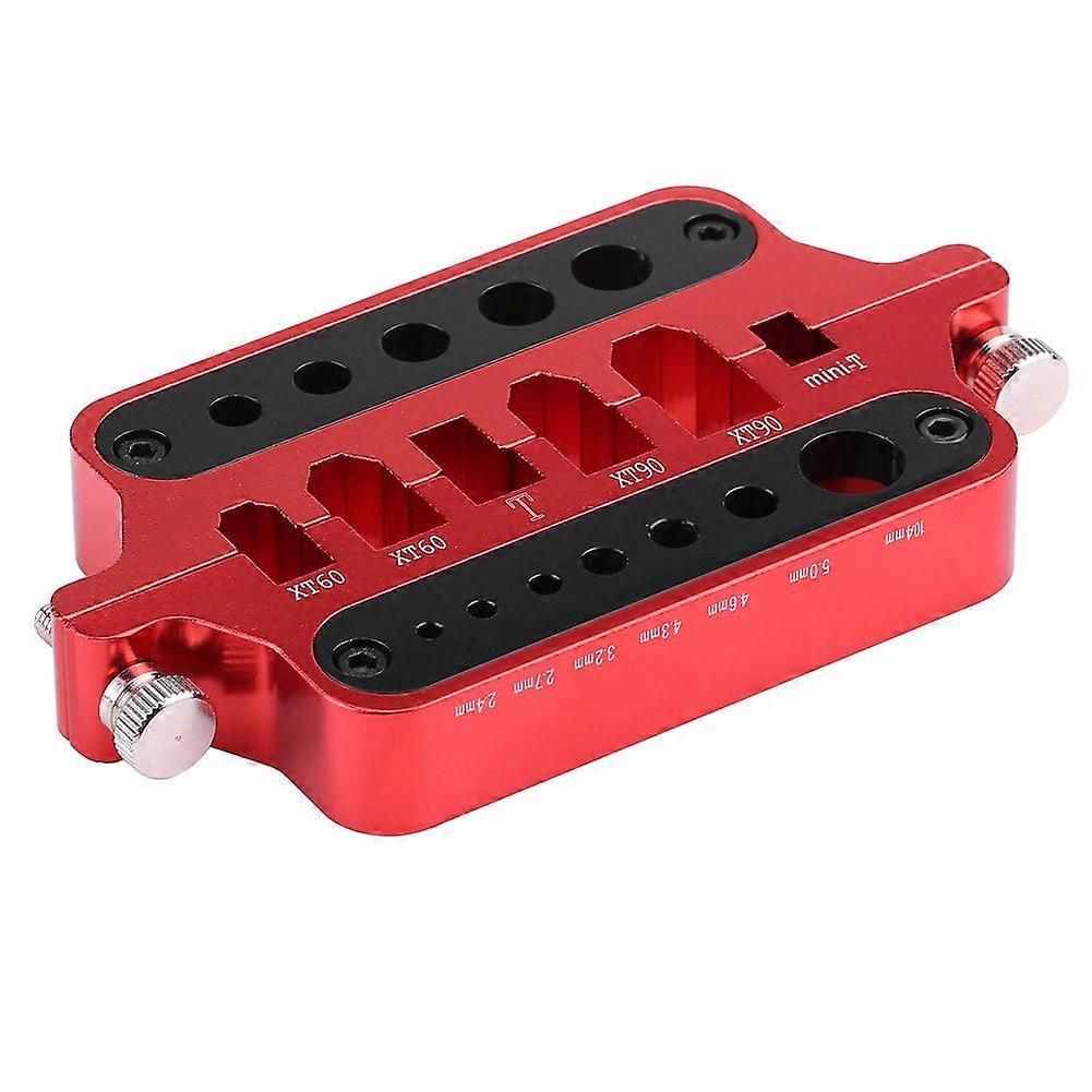 RC Connector Soldering Aluminum Alloy Multifunction Soldering Station Jig Aid For XT60 XT90 T Banana Connectors