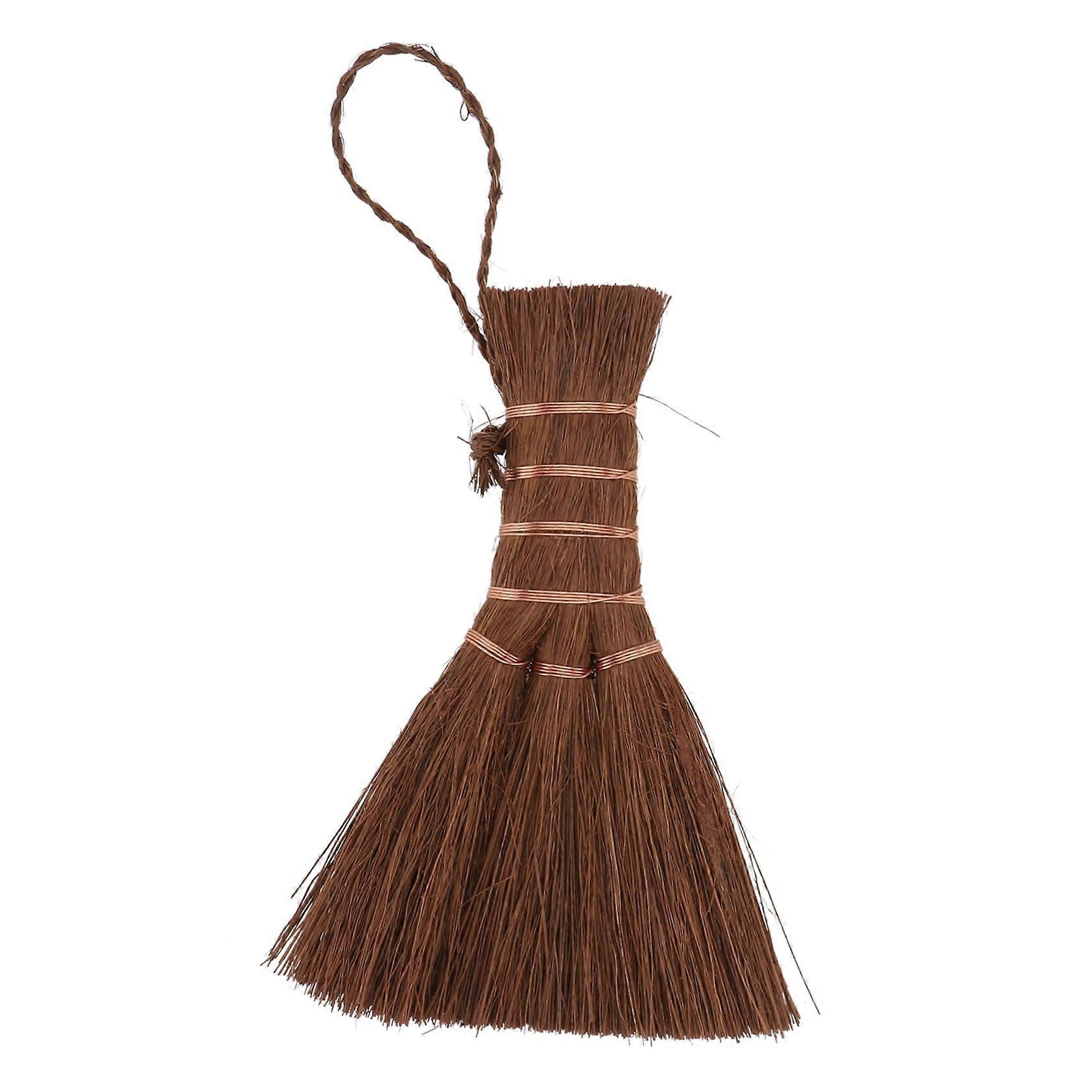 Natural Small Palm Broom Lightweight Cleaning Tool Delicate Corner Brush For Home Small Garbage Removal Durable