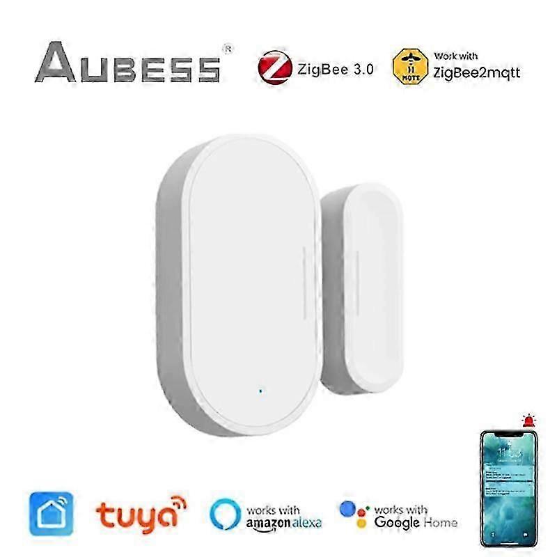 Tuya Smart Zigbee Door Sensor Door Open/Closed Detector Home Alarm Security Protection