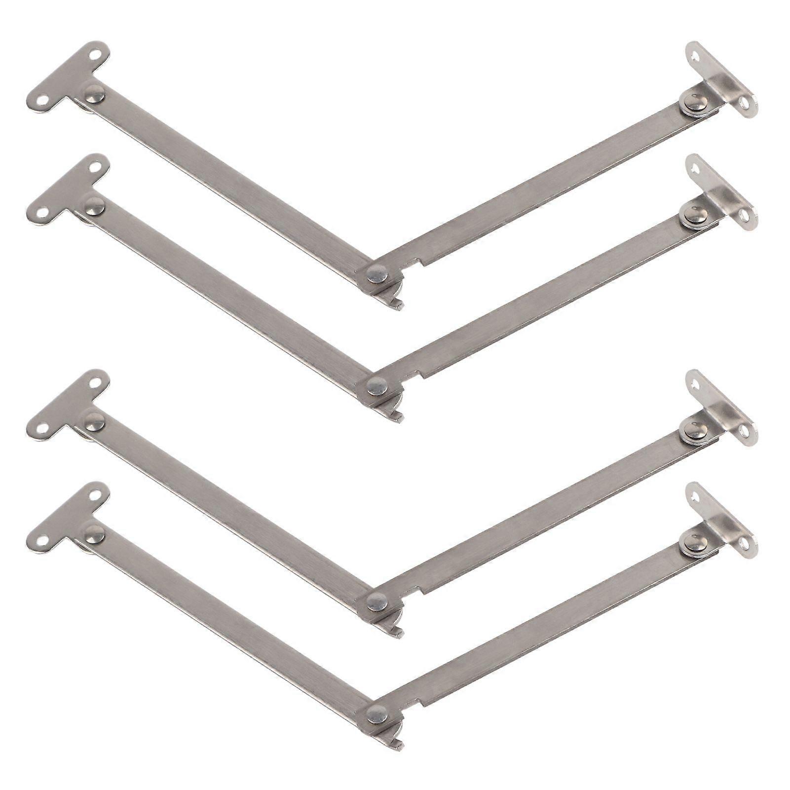 5 Pieces Stainless Steel Rustproof Support Hinge Hardware for Use on Cupboard and Cabinet Doors