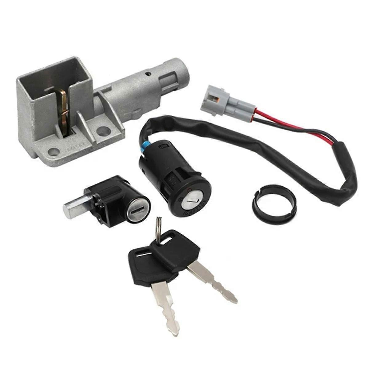 Motorcycle Lgnition Switch Lock Key Set Parts