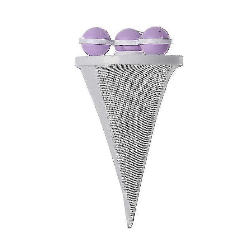 Washing Machine Floating Filter Cleaning Set, 5 Pieces, Purple