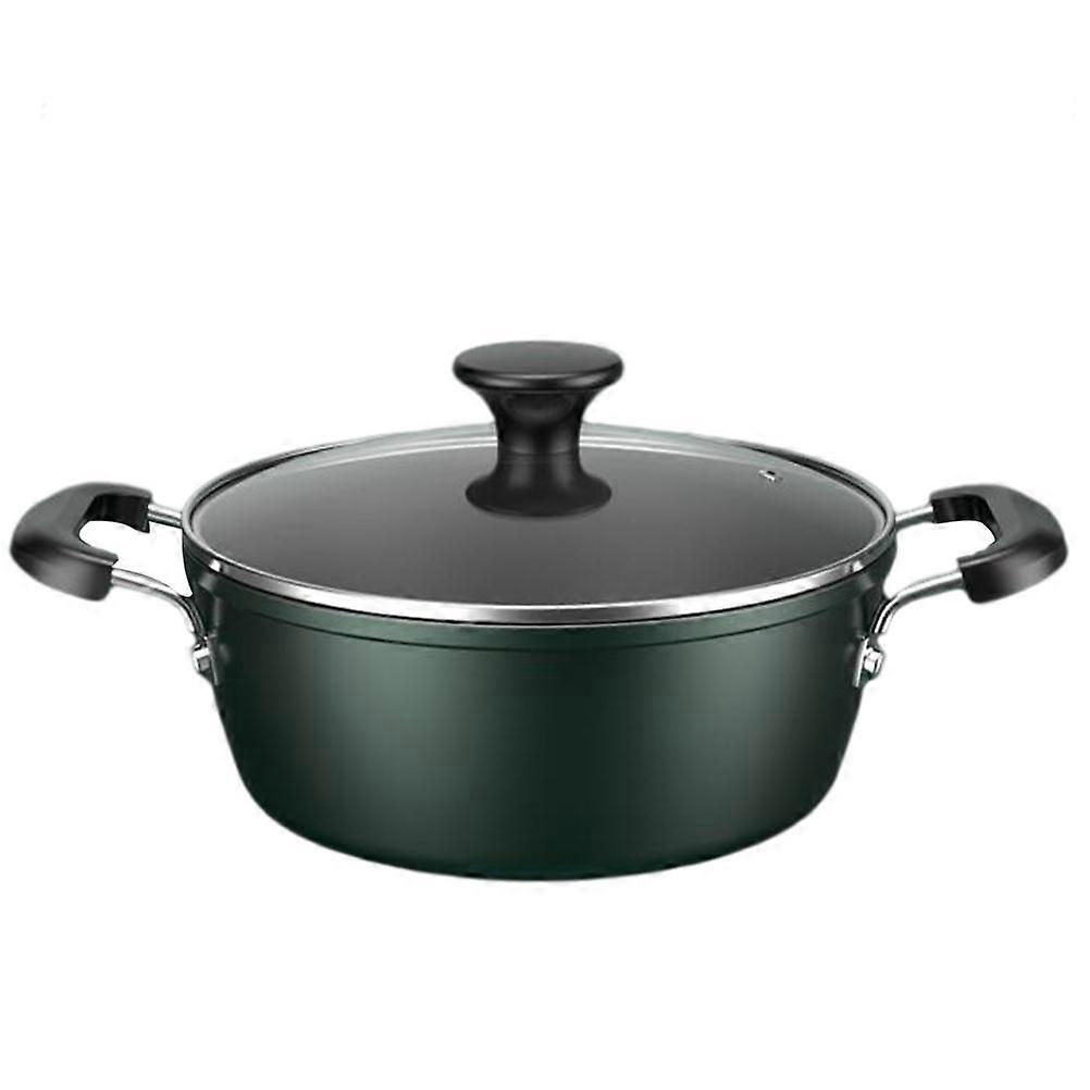 Soup Pots with Lids Round Cookware Cooking Chicken Household Users Green 1Pack