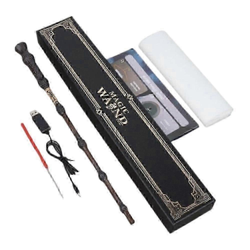 Harry Potter Real Flame Shooting Stick Μαγικό Ραβδί με Εφέ Φωτός για Cosplay Groes Kaliber Stbe De