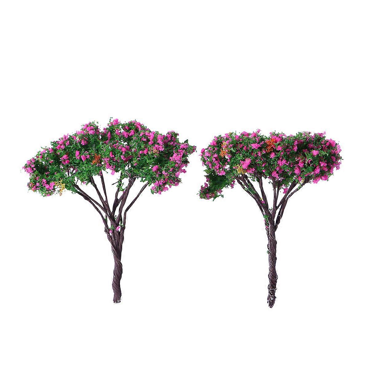 Simulation Tree 10Pcs Multi Mini Trees for Garden Decorations and Fairy