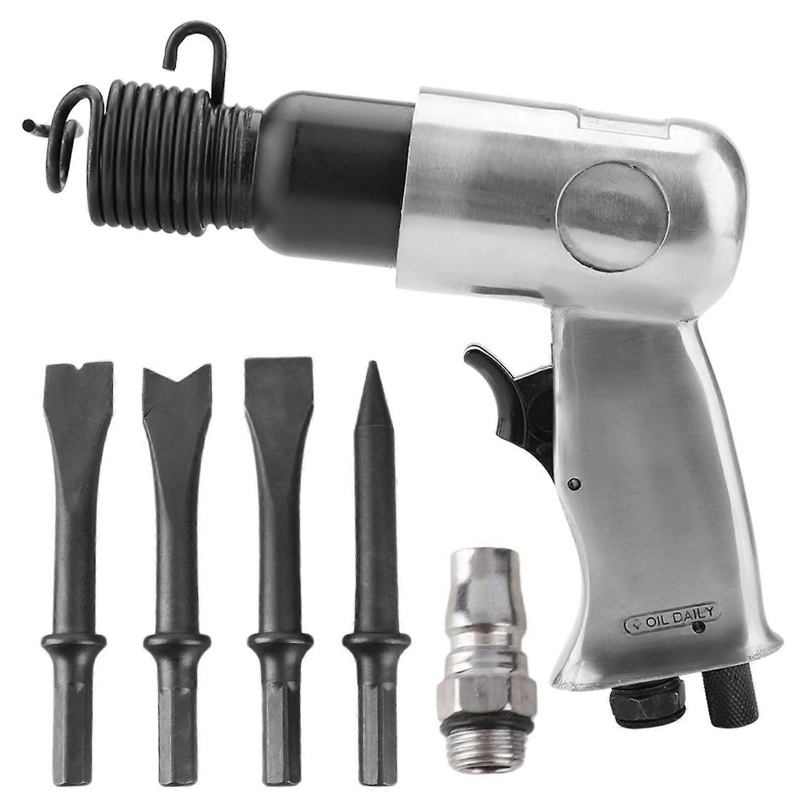 Industrial Powerful Handle Straight Type Air Chisel Pneumatic Hammer Shovel Tool 150mm