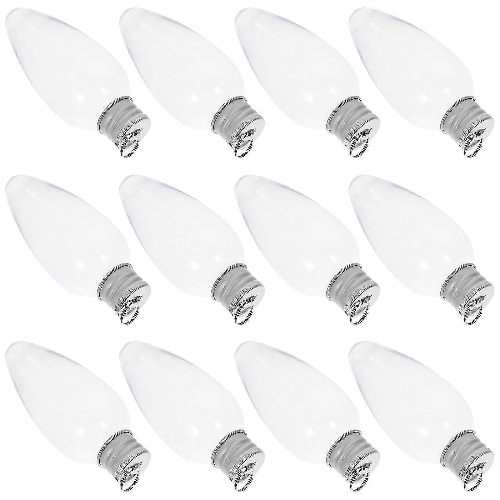 Godisburkar Lökformad flaska Transparent Party Favor Behållare Jul Gynnar 35ml Förvaring 12st