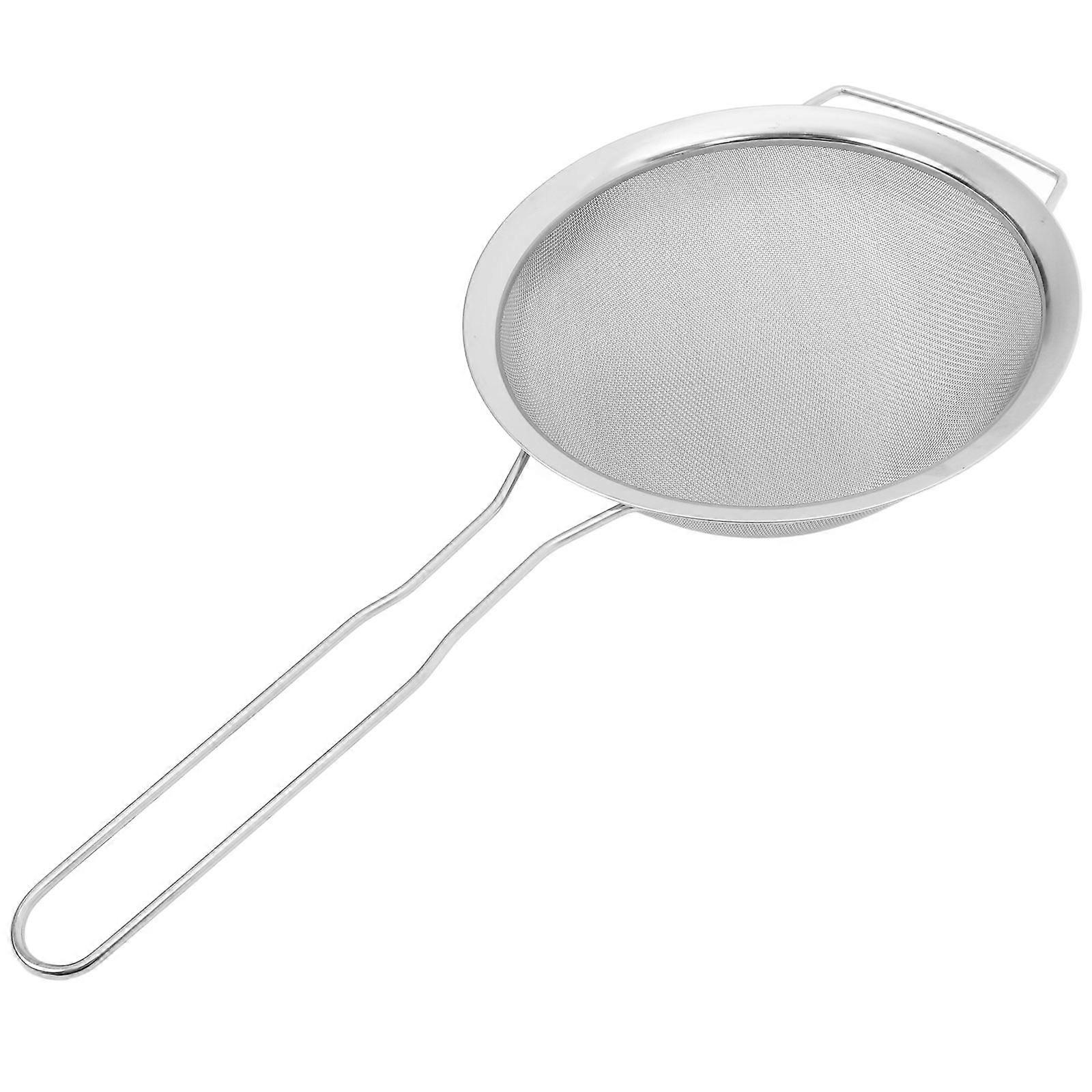 Stainless Steel Strainer Fine Mesh Sieve For Honey Processing Baking Cooking Sifting Flour Silver 52.00X25.00X5.50Cm Straining Honey 1Pcs