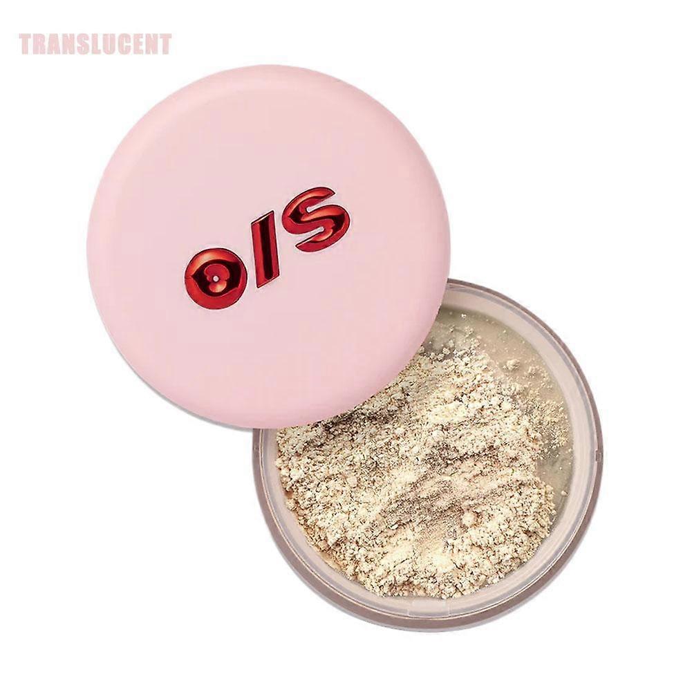 Cujmh Translucent Setting Powder, Matte Loose Powder for Pore Blurring and Brightening Under-Eye Makeup