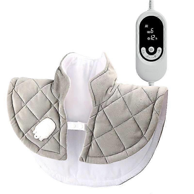 An aggravating heating pad for relieving neck and shoulder pain