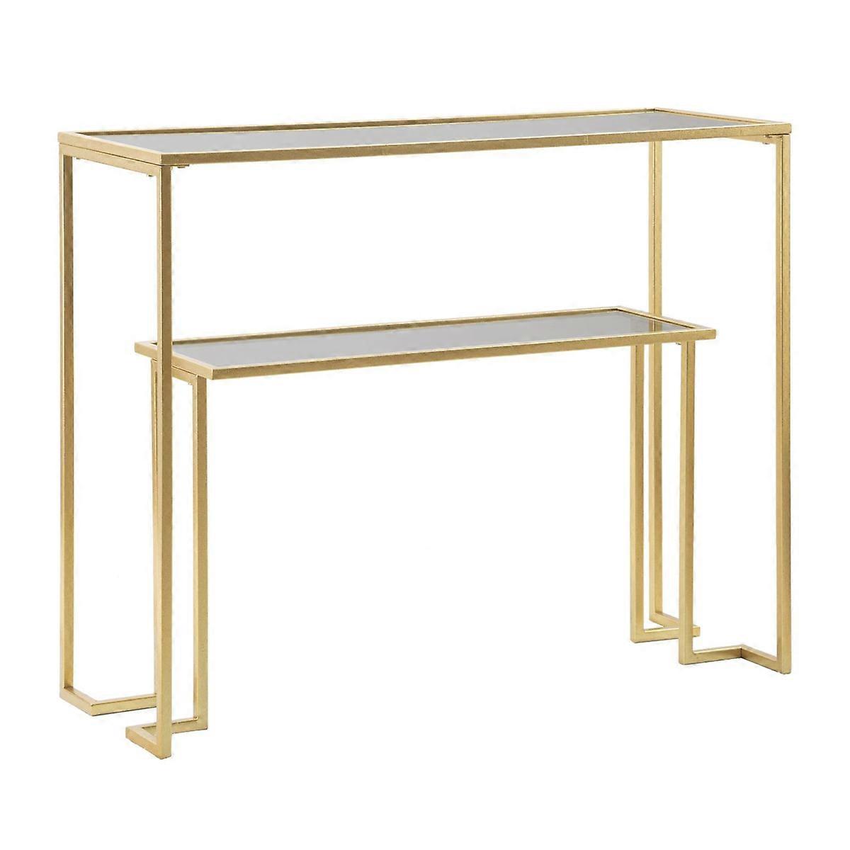 MF628 Table console, Or, Métal, 100x35x80 cm