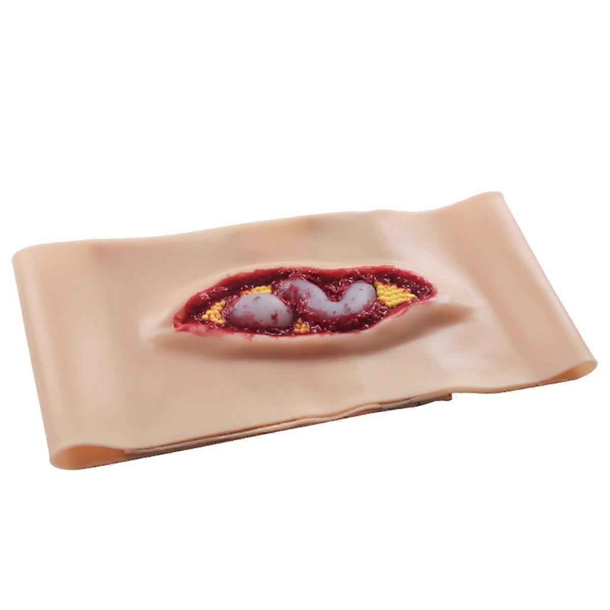 Abdominal Anatomy Wound Training Model for Medical Teaching and Training, an Emergency Simulation Model Can Worn