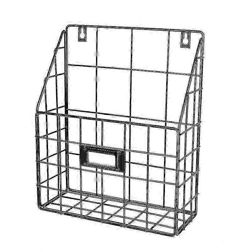 Wire Mail Basket - Wall Mounted Hanging Folder/document Organizer - Economic & Easy To Install Tray-YUHAO