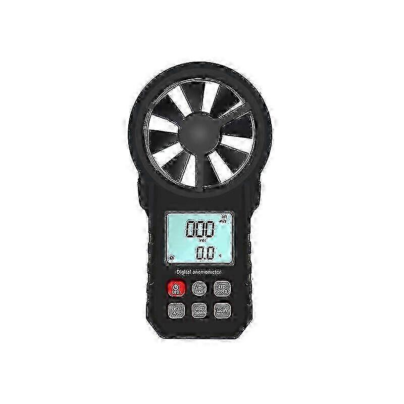 Digital Anemometer: Wind Speed & Air Volume Meter with Temperature Test, Compact Size 85x165x39mm