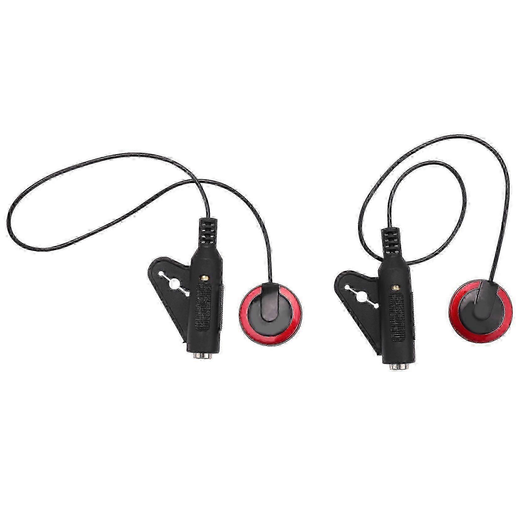 2Pcs Piezo Contact Microphone Mic Pickup for Stringed Instruments