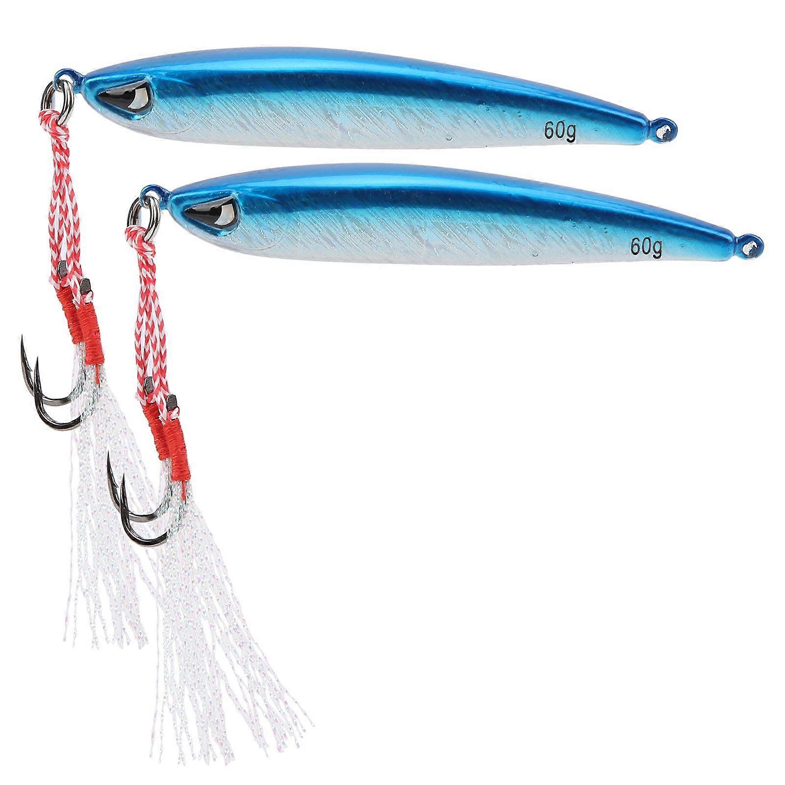 2Pcs Fishing Lure 3D Simulation Eyes Jig Wobbler Crankbait Bass Trout Pike Bait Swimbait