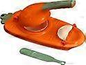 2-in-1 Dumpling Maker Orange - Dough Press & Dumpling Mold - Also for Pies