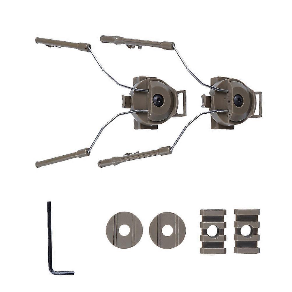 Rail Fast Rail Adapter for Outdoor Use Coffee Color