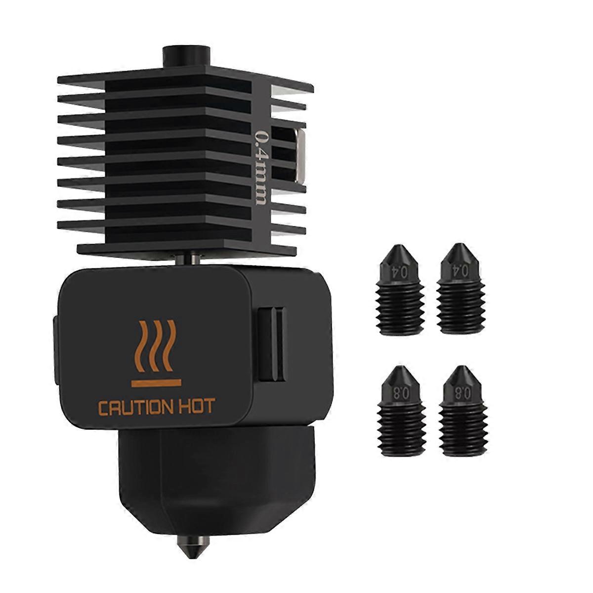 Hotend Kit for A1/ A1 Mini Assembly Hotend Kit with 0.4/0.8mm Replaceable Nozzle for 3D Printer