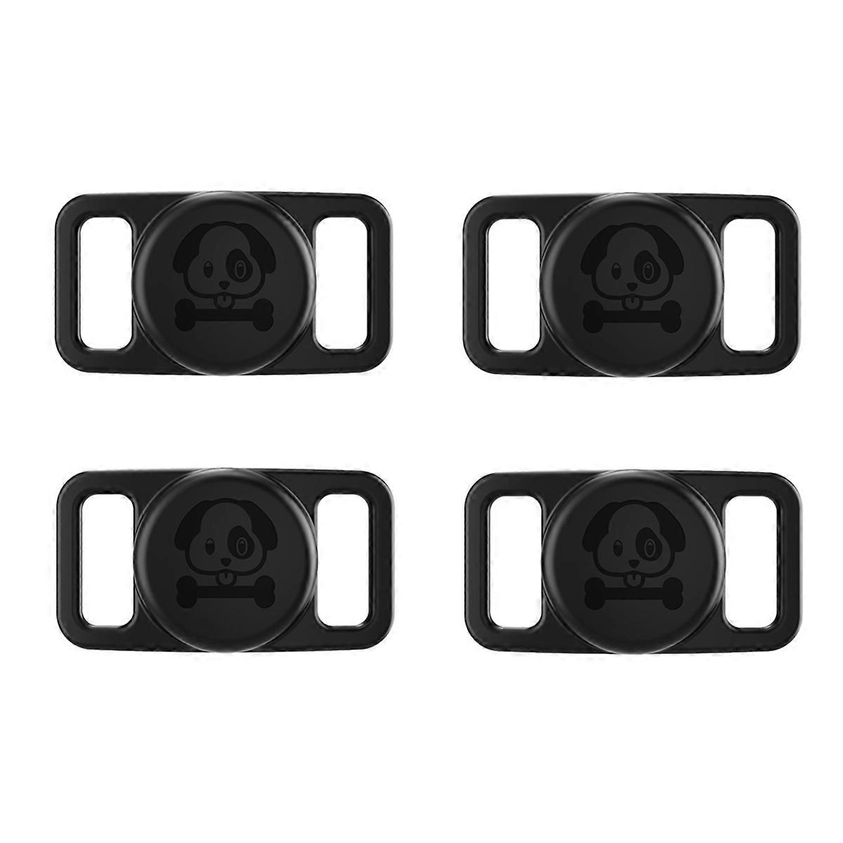 Pet Silicone Tracker Waterproof Protective Case (Black)