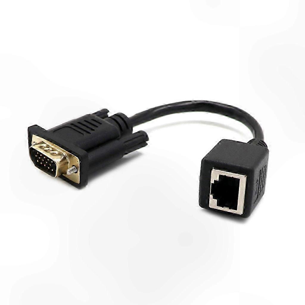 VGA to RJ45 Adapter Cable for Monitor and Display Extension