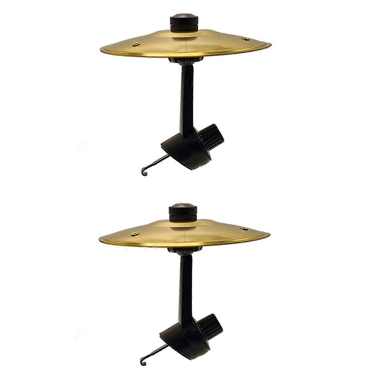 2PCS Car Cymbal, Car Cymbal Air Vent, Mini Drum Crash Cymbal for Car Vent, Suitable for All Types o