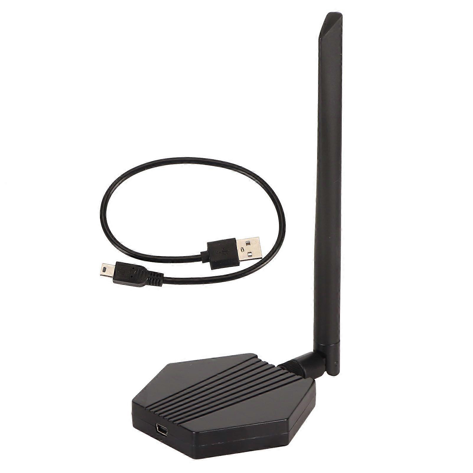 USB External Antenna 300Mbp Plug and Play Computer Antenna Dual Band 2.4G 5G WiFi Network Adapter for Desktop Computers Laptop