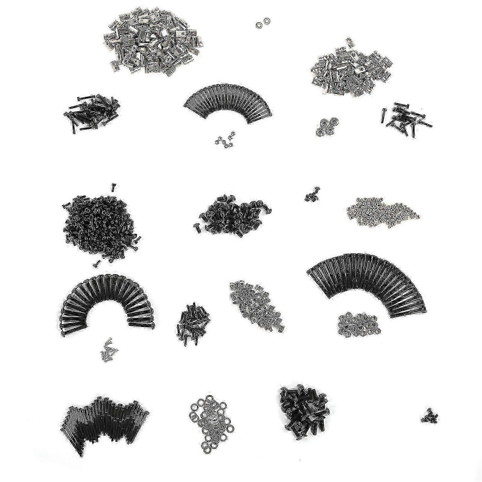 866Pcs Screw Fastener Set Socket Button Head Cap Parts T Slot Nut Printer Accessories 2025