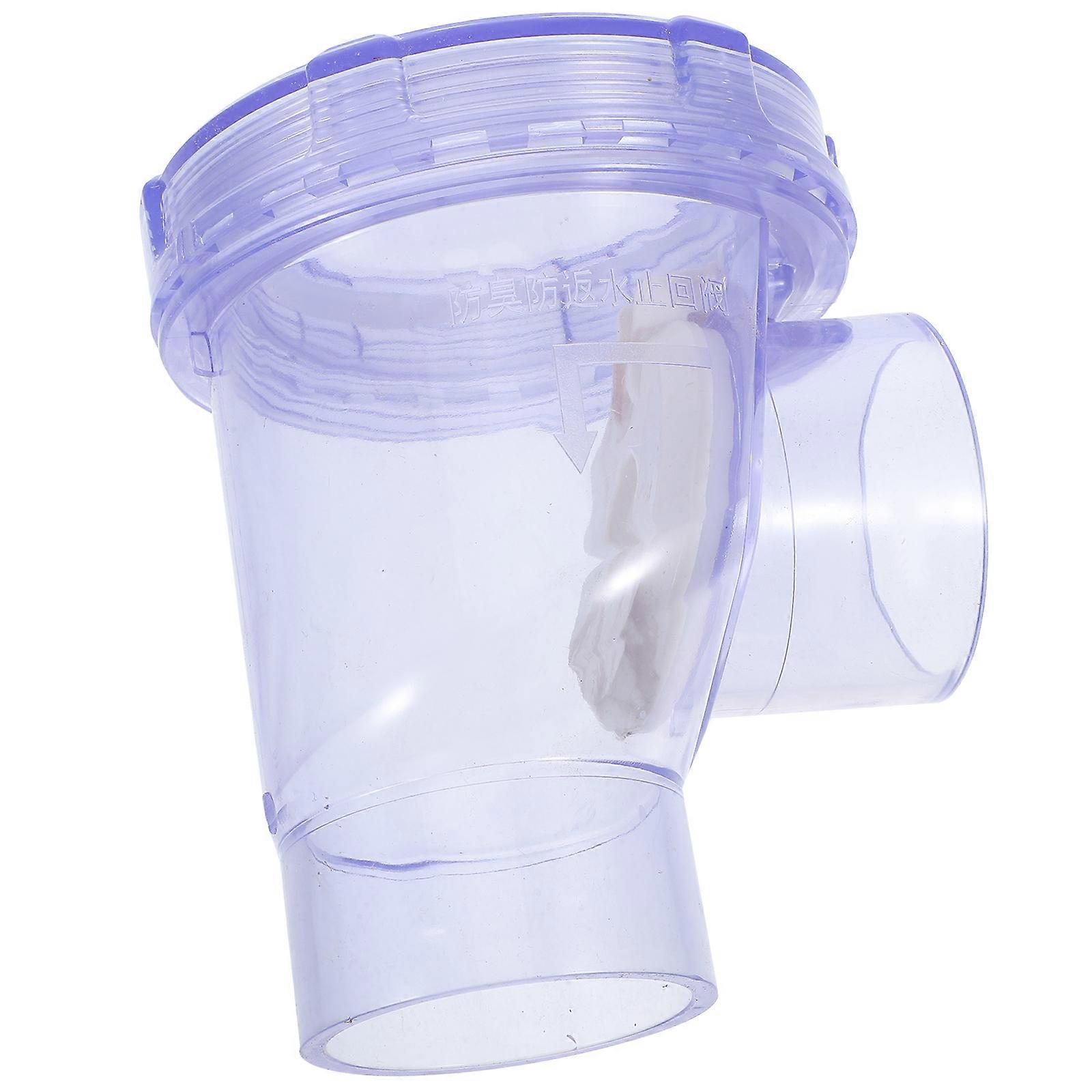 PVC Water Pipe Valve for One Way Flow 2Pcs Kitchen Plumbing Valve