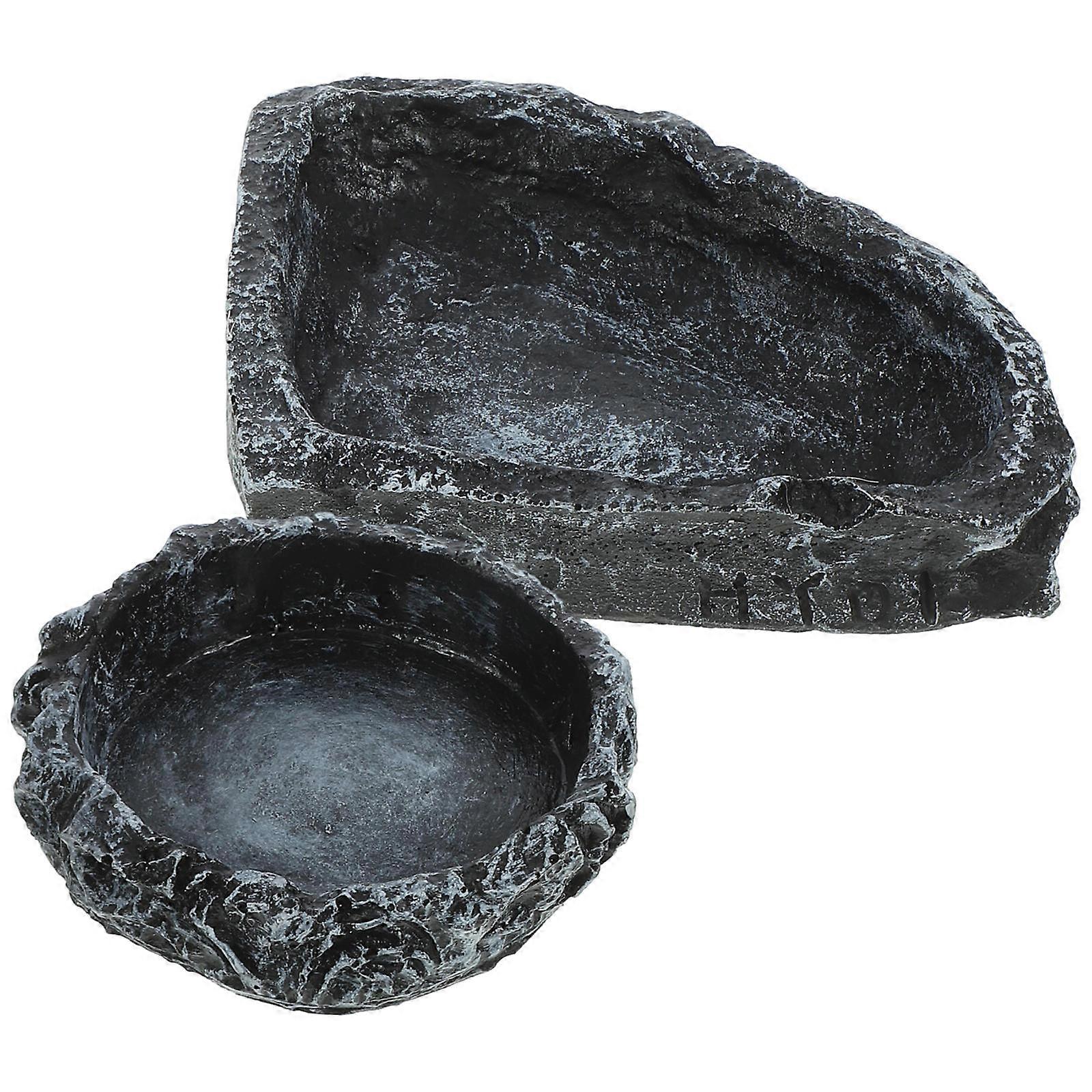 Reptile Food Dish Snake Water Bowl for Feeding 10Pcs