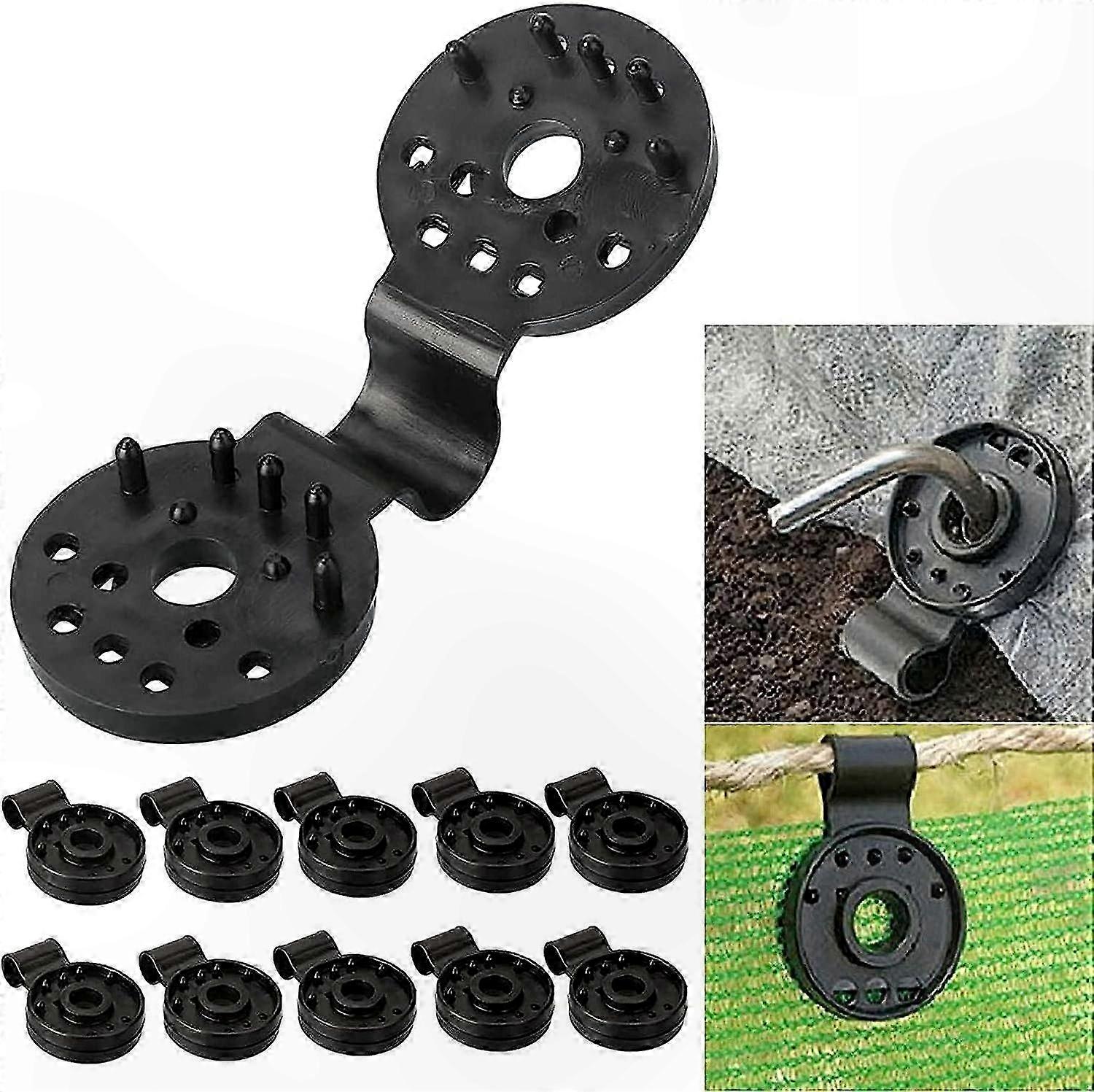 Plastic Clips for Garden Netting, Shade Cloth Fixing Clamps, Anti-Bird Net Attachments