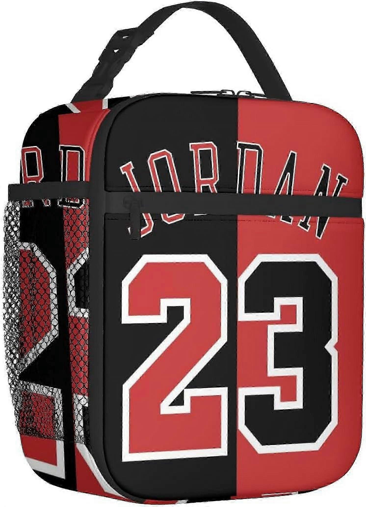 Basketball Matboks For Gutter Bærbar Termisk Matpose Gjenbrukbar Isolert Matboks Måltidspose For Skole Fotturer Piknik