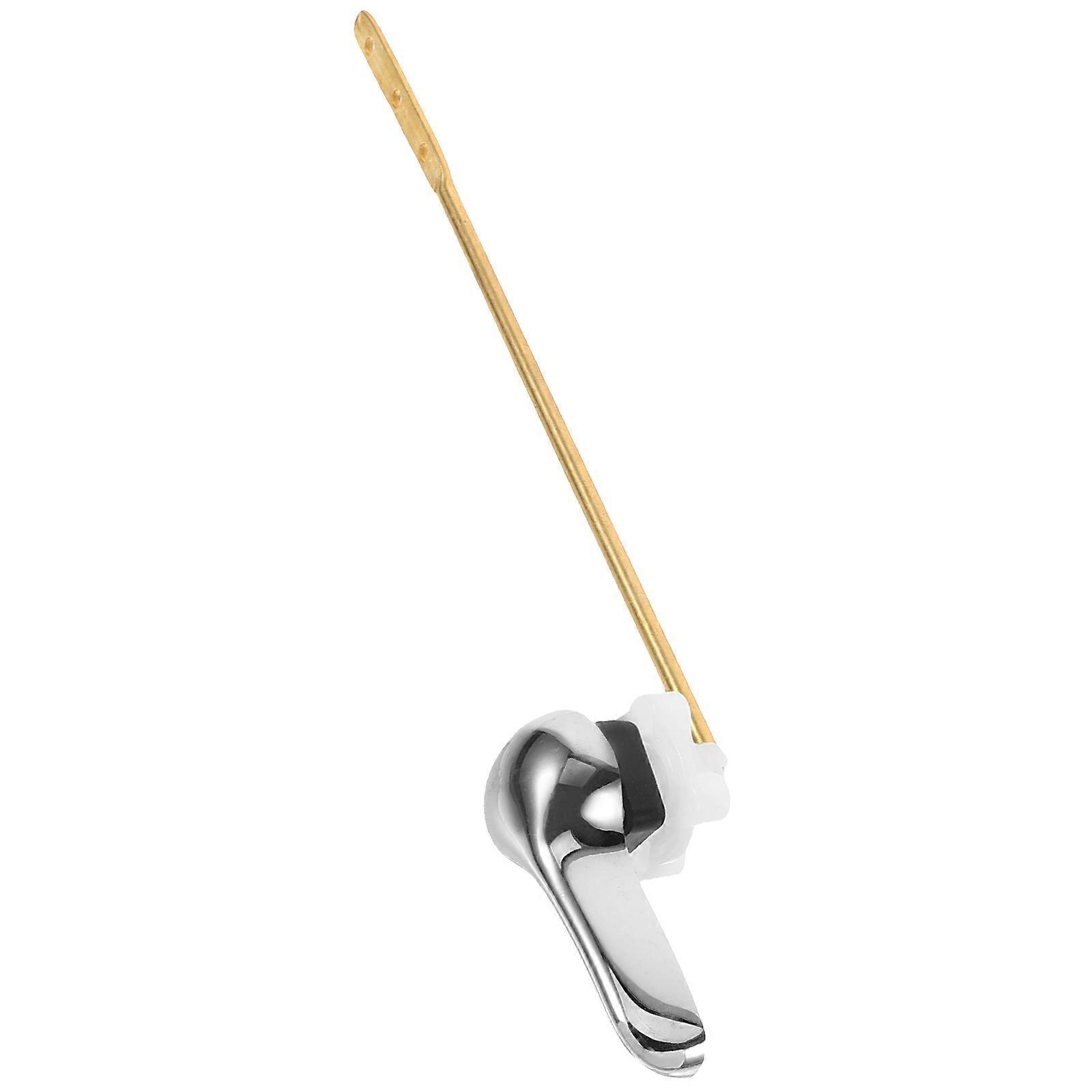 Toilet Handle Lever Metal Replacement for Flush Use 5Pcs Silver Durable Set