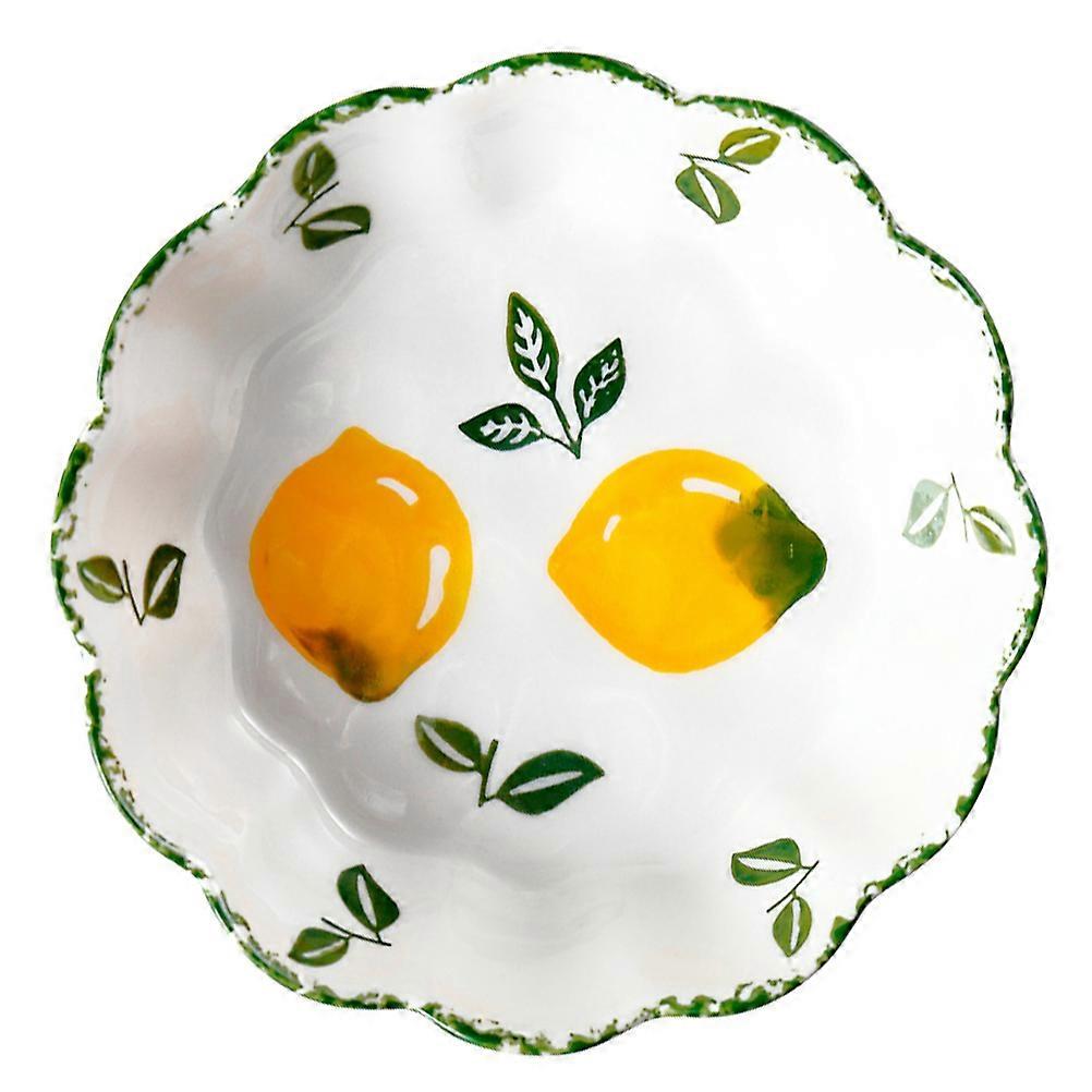 Vegetable Bowl Home Use Food Serving Bowl for 2Pcs Multi Color Round