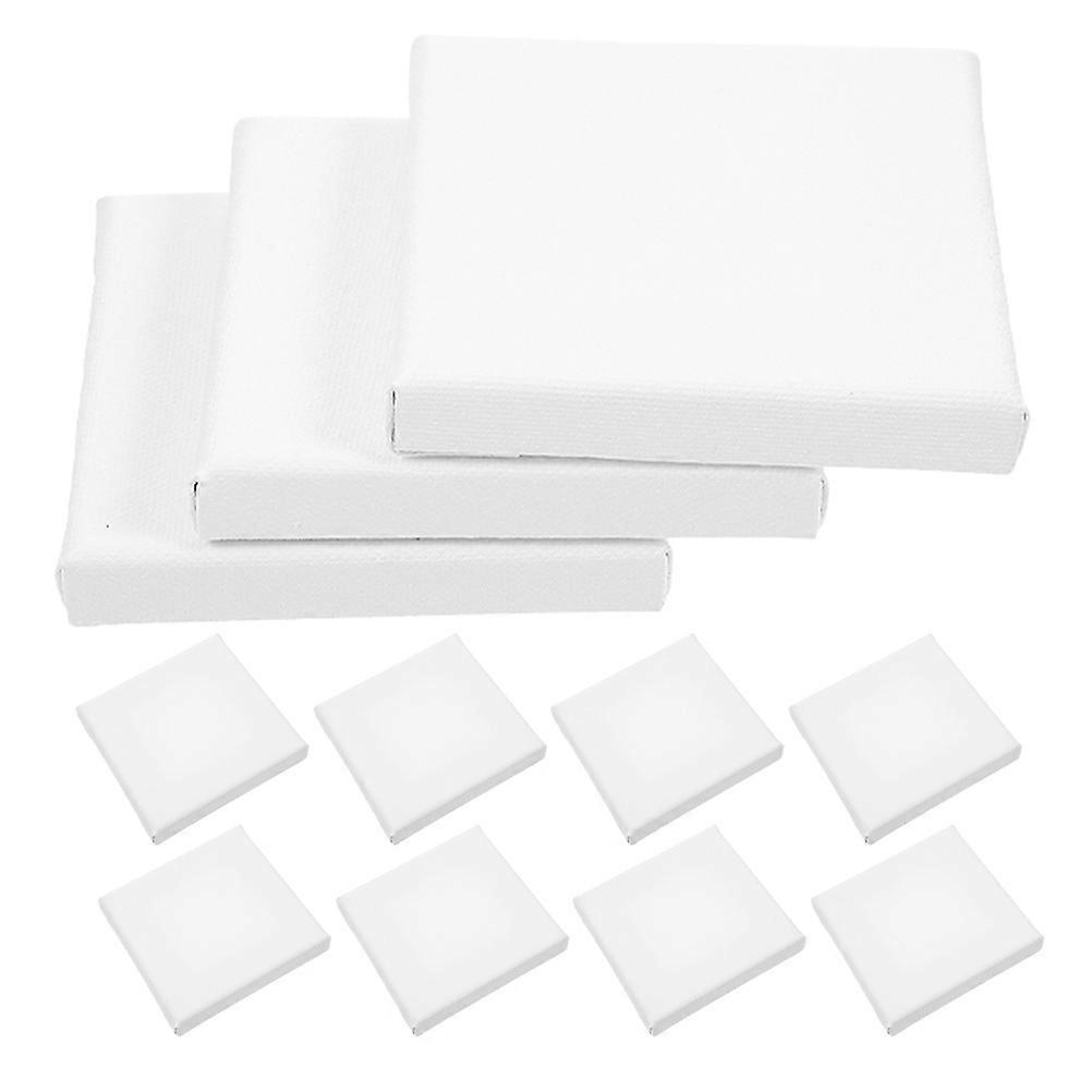 Mini Canvas Panel Blank White Canvas Boards for Drawing Use 24Pcs Cotton