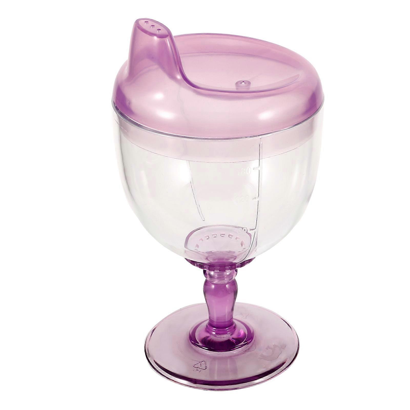 Kids Sippy Cup 2Pcs Baby Feeding Supply With 180Ml Plastic Goblet Style Designed For Learning To Drink